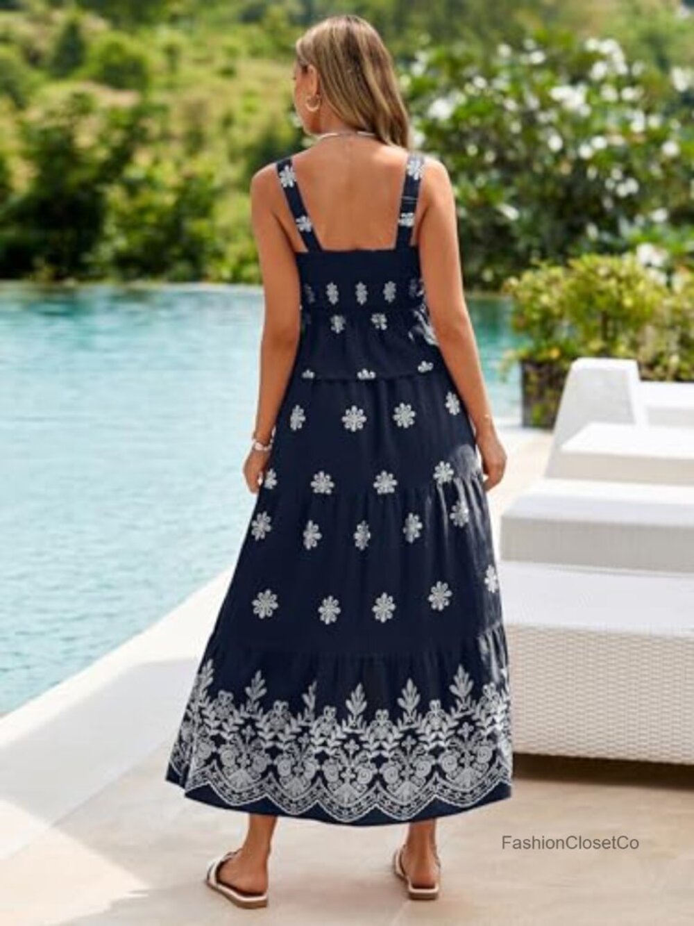 Boho Floral 2-Piece Skirt Set with Pockets - Picture 2 of 6